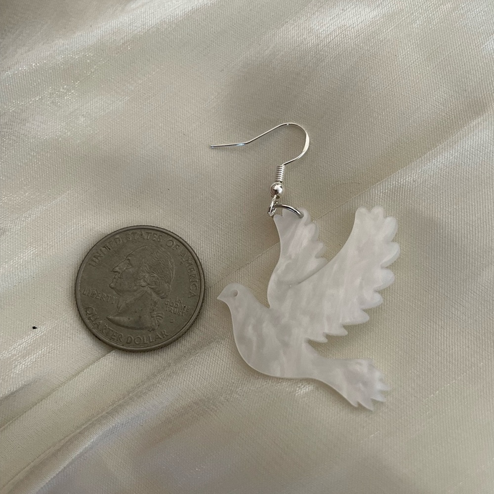 Dove Earrings - Picture 3 of 4